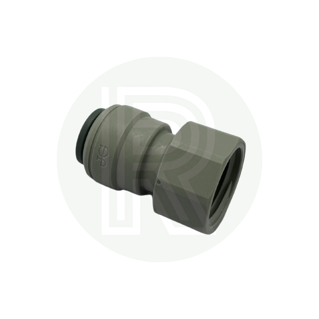 John Guest Speedfit 12mm female to 1/2 inch BSPP female adaptor for caravan motorhome campervan and boat water systems