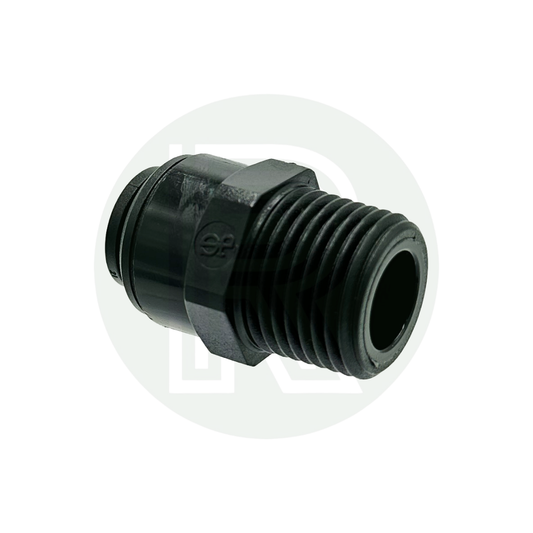 John Guest Speedfit 12mm female to 1/2 inch BSPT male adaptor for caravan motorhome campervan and boat water systems