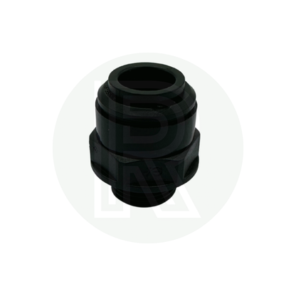 Front view of John Guest Speedfit 12mm female to 3/8 inch BSPP male adaptor