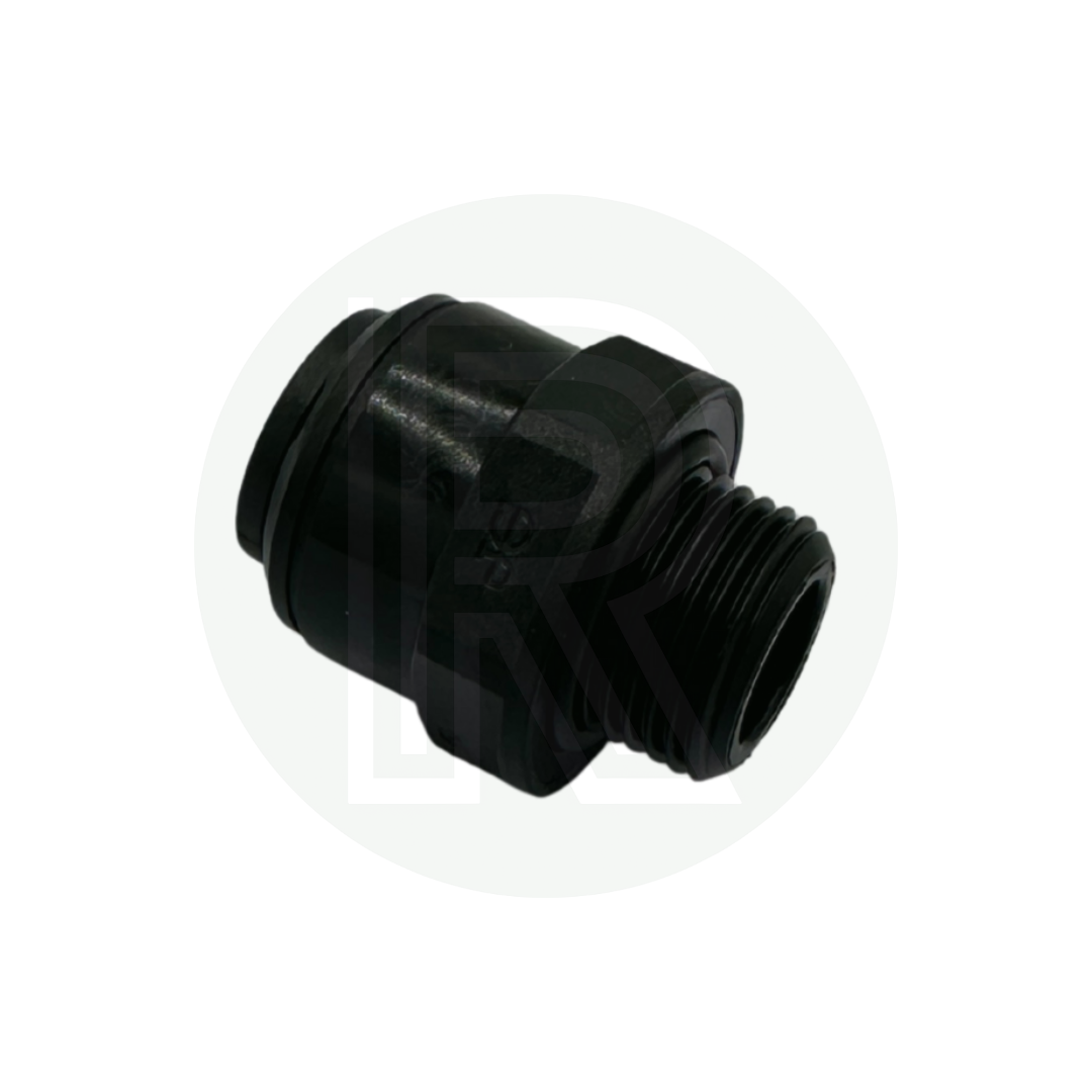 John Guest Speedfit 12mm female to 3/8 inch BSPP male adaptor for caravan motorhome campervan and boat water systems