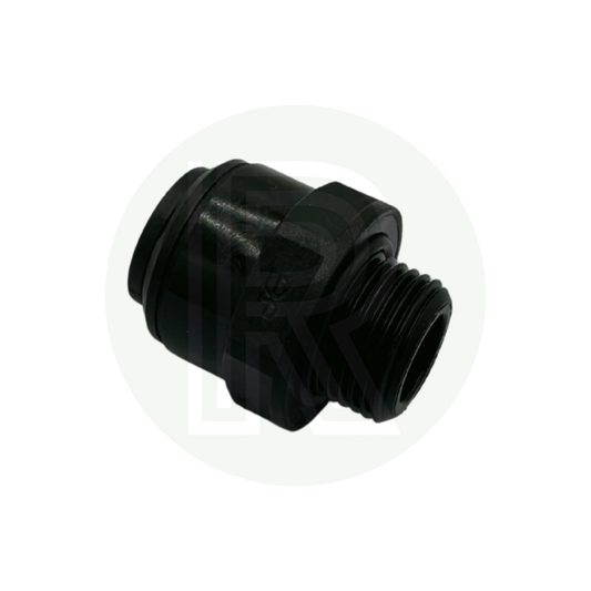 John Guest Speedfit 12mm female to 3/8 inch BSPP male adaptor for caravan motorhome campervan and boat water systems
