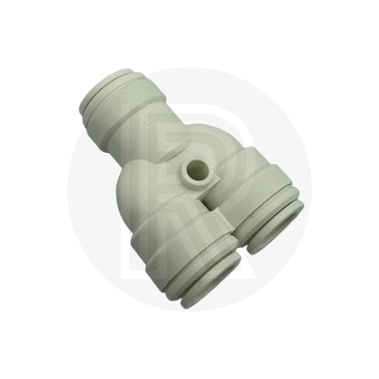John Guest Speedfit 12mm inline Y piece connector white for caravan motorhome campervan and boat water systems