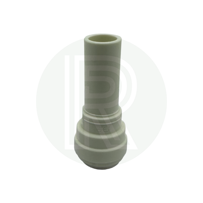 Front view of John Guest Speedfit 15mm male to 12mm female stem reducer