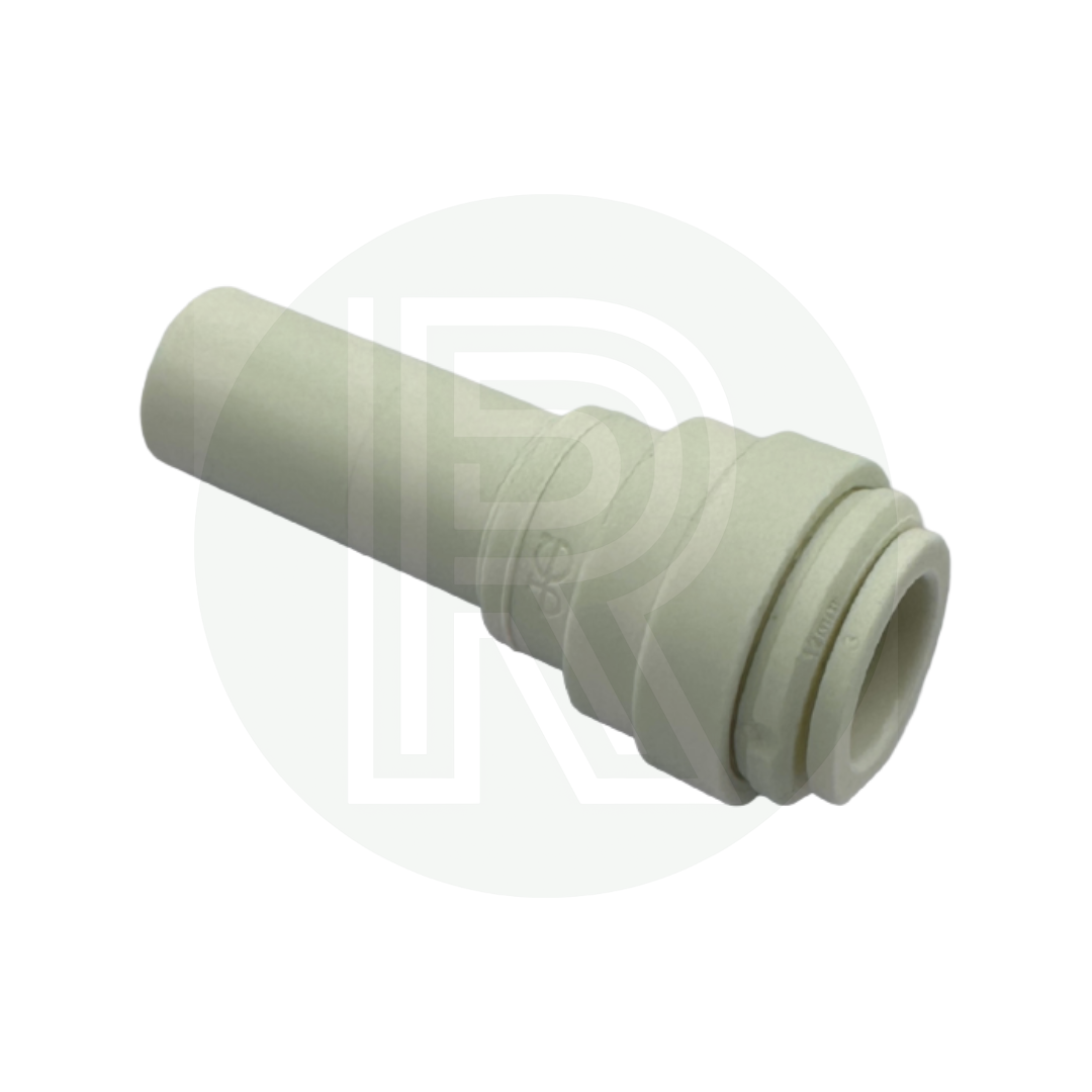 John Guest Speedfit 15mm male to 12mm female stem reducer for caravan motorhome campervan and boat water systems