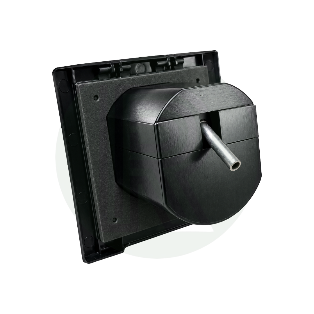 Closed magnetic flap on PLS Element External Gas BBQ Point in black
