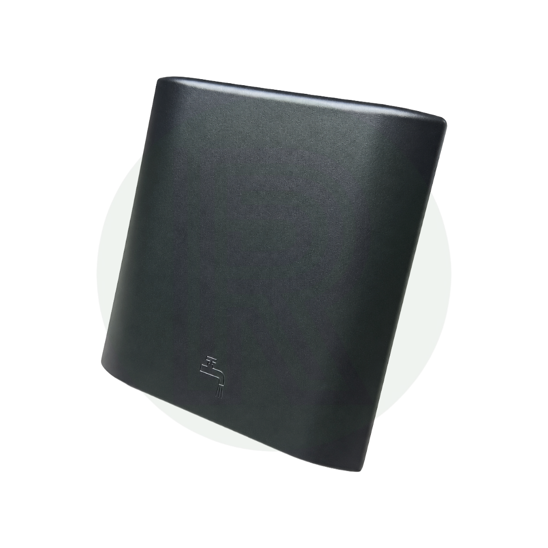 Black magnetic flap cover for PLS Element External Water Inlet