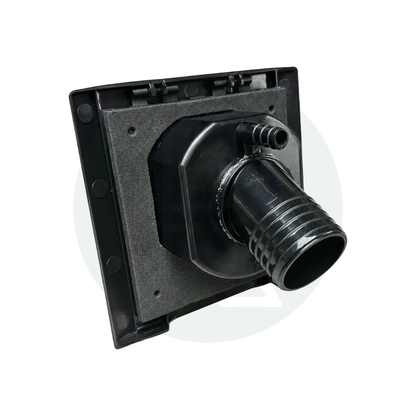 Rear view of PLS Element External Water Inlet showing hose connection