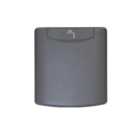 FAWO Mains Water Filler Inlet with Magnetic Flap - Grey