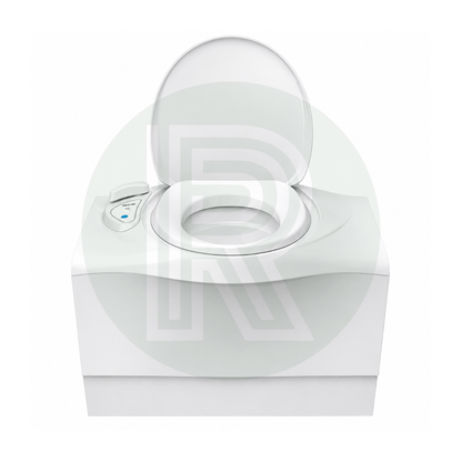 Thetford C402C RH bench cassette toilet front view for motorhomes caravans and campervans