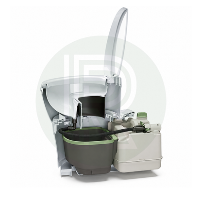 Thetford S260-CS separation toilet with removable urine tank and solid waste container