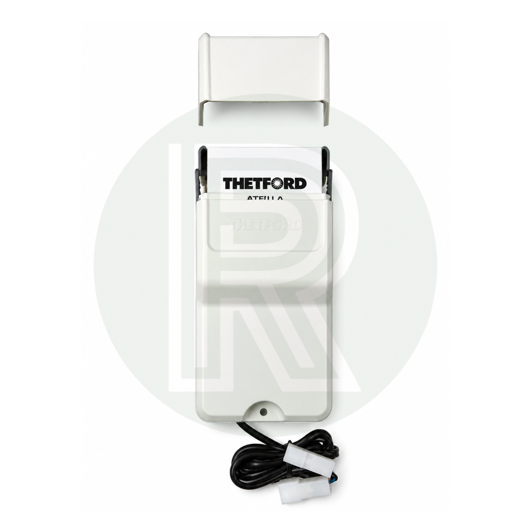 Rear view of Thetford S260-S and S260-SC separation toilet ventilation extractor fan kit with electrical connections