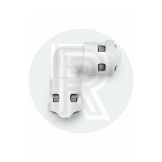 Whale 12mm Pushfit Equal Elbow Connector for caravan and motorhome water systems