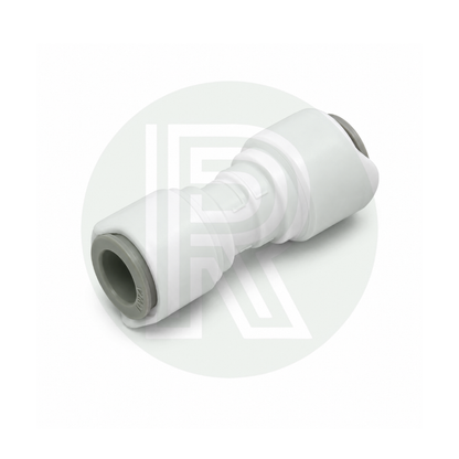 Whale 15mm to 12mm Pushfit Adaptor for Bullfinch Outdoor Shower Point in white