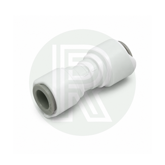 Whale 15mm to 12mm Pushfit Adaptor for Bullfinch Outdoor Shower Point in white