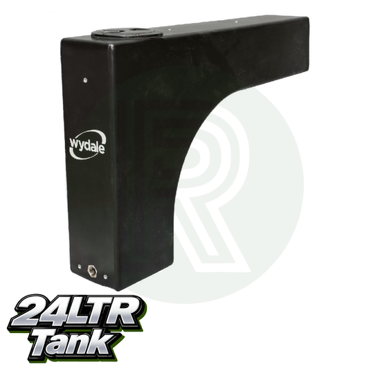 Wydale 24 litre black wheel arch water tank for campervan and motorhome fresh water systems