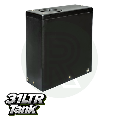 Wydale 31 litre black upright water tank for campervan and motorhome fresh water systems
