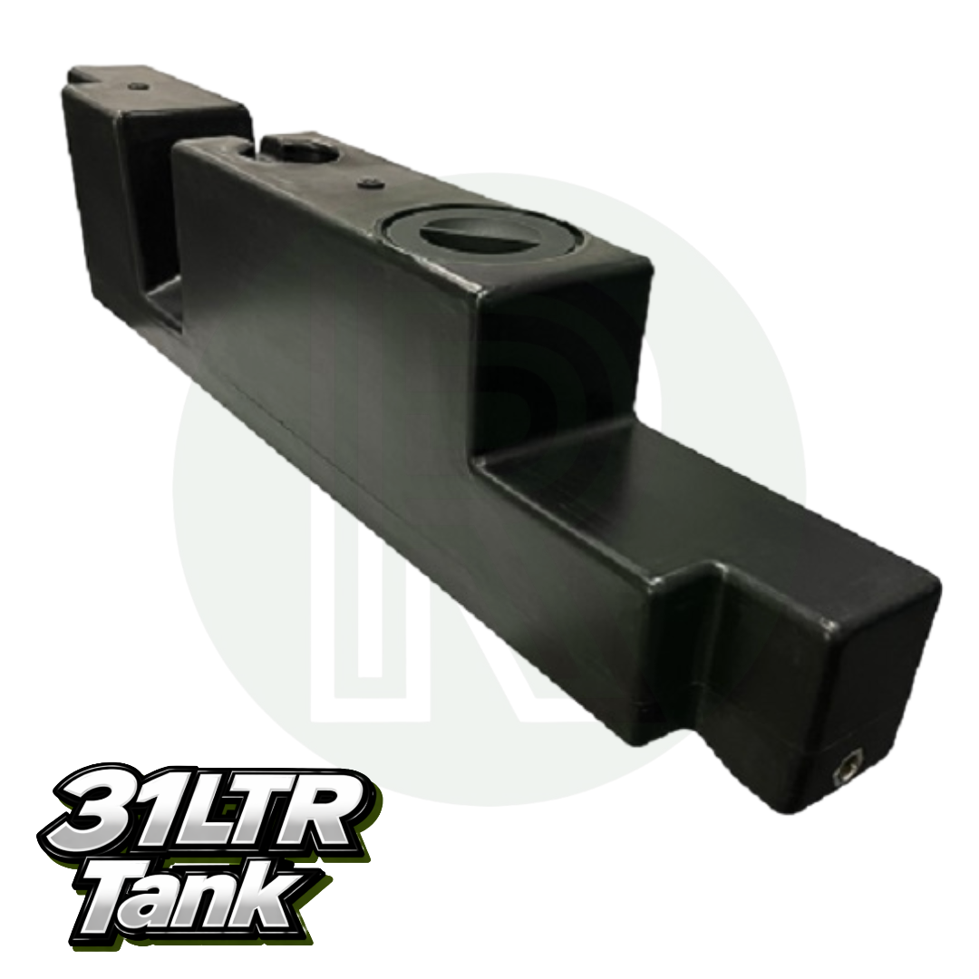 Wydale 31 litre underslung water tank for VW Transporter T7 and Ford Transit Custom V710 campervans