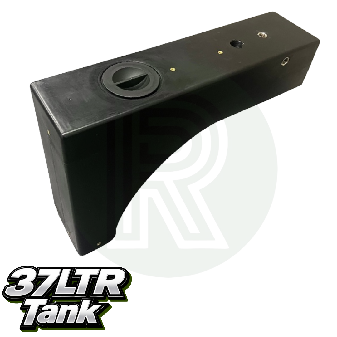 Wydale 37 litre black wheel arch water tank for VW Transporter T7 and Ford Transit Custom V710 campervans