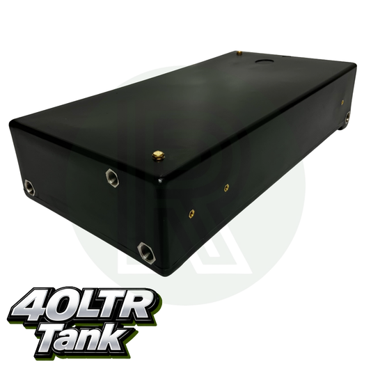 Wydale 40 litre black underslung fresh water tank for campervan motorhome and van conversion