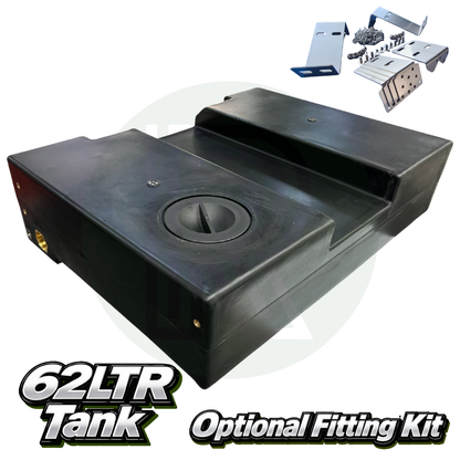 Wydale 62 litre Ducato Boxer Relay L3 L4 underslung water tank with optional vehicle specific fitting kit