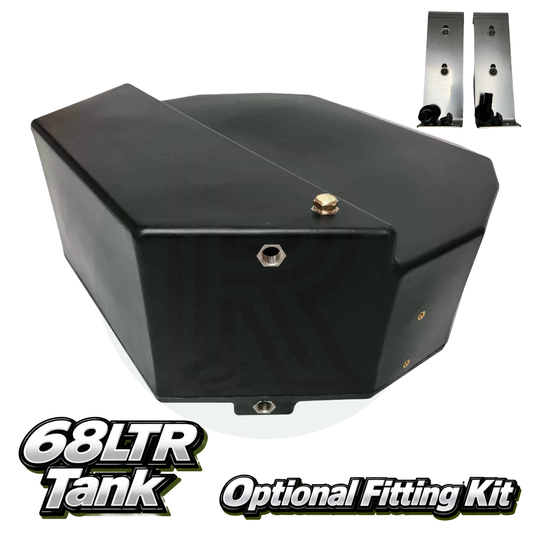 Wydale 68 litre VW Transporter T5 T6 T6.1 4Motion spare wheel water tank with optional fitting kit