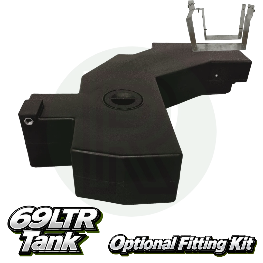 Wydale 69 litre VW Transporter T5 T6 T6.1 underslung water tank with optional vehicle specific fitting kit